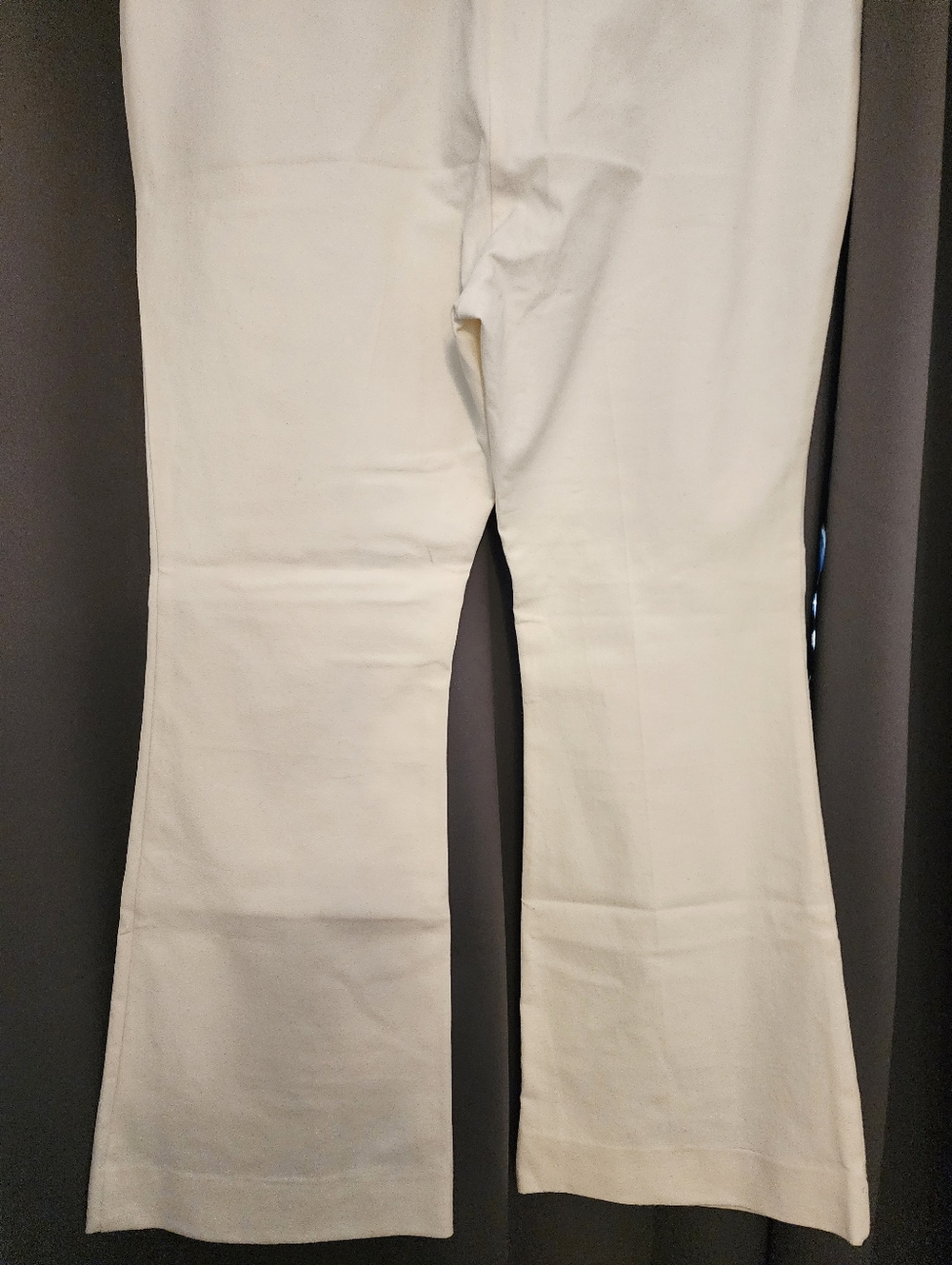 Derek Lam IO Crosby Cream Flare Pants $365 Old Money Quiet Luxury Sz 20 NWT - Picture 6 of 15